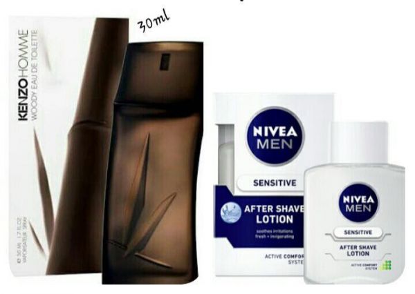 Kenso Homme + Nivea Sensitive Loção Pós Barba