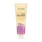 Shampoo John Frieda Sheer Blonde Color Renew Tone Correcting Renovador de Tom